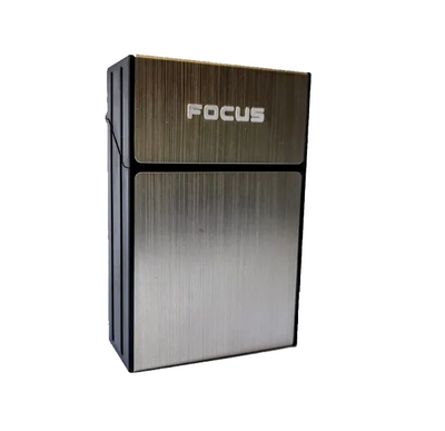 Портсигар під пачку цигарок FOCUS (пластик+метал) Портсигар під пачку цигарок FOCUS фото